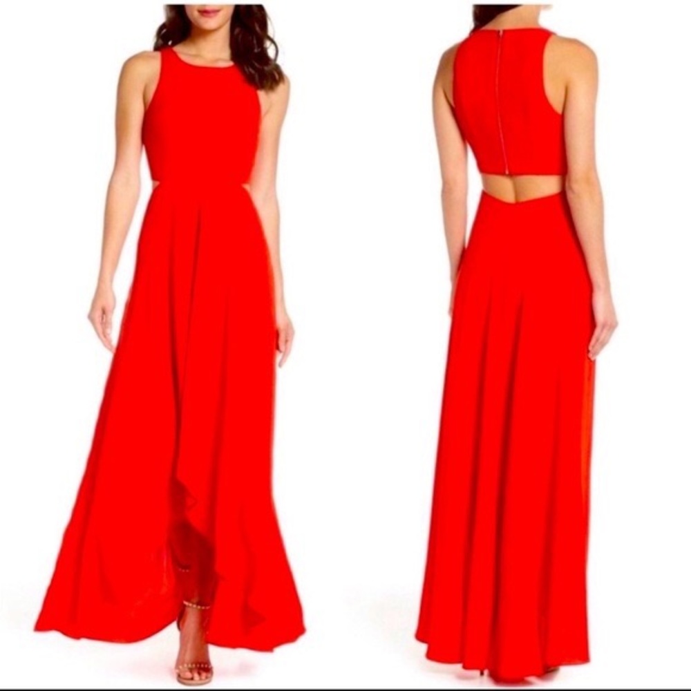 Ali & Jay Los Angeles Bohemian Rhapsody Red Dress Sz. S